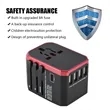 Universal Travel Adapter Voltage Converter Combo | https://www.bestnamebadges.com