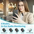 Wireless Lavalier Microphone for Phone with charging case | https://www.bestnamebadges.com