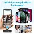 Wireless Lavalier Microphone for Phone with charging case | https://www.bestnamebadges.com