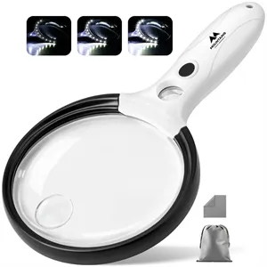 Magnifying Glass with 12 LED Lights