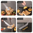 20 PCS BBQ Grilling Tools Set with Storage Bag | https://www.bestnamebadges.com