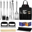 BBQ Tools Set with Apron | https://www.bestnamebadges.com