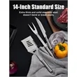 BBQ Tools Set with Apron | https://www.bestnamebadges.com
