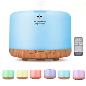 Wood Grain base Oil Aroma Diffuser with Remote Control
