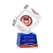 Burrill VividPrint™ Award on Robson Base - Blue | https://www.bestnamebadges.com