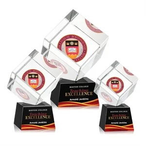 Burrill VividPrint™ Award on Robson Base - Black | https://www.bestnamebadges.com