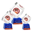 Burrill VividPrint™ Award on Robson Base - Blue | https://www.bestnamebadges.com
