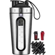 Stainless Steel Protein Shaker Bottle | https://www.bestnamebadges.com