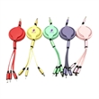 3 in 1 Retractable Charge Cables 3.6ft | https://www.bestnamebadges.com
