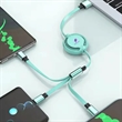 3 in 1 Retractable Charge Cables 3.6ft | https://www.bestnamebadges.com