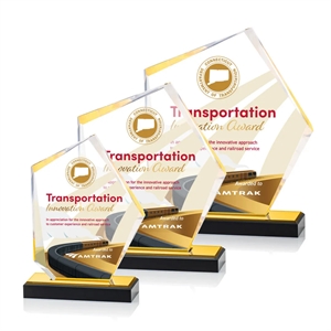 Driffield VividPrint™ Award - Gold | https://www.bestnamebadges.com