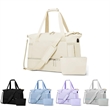 Gym Weekender Travel Duffel Bag for Women Overnight | https://www.bestnamebadges.com