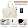 Gym Weekender Travel Duffel Bag for Women Overnight | https://www.bestnamebadges.com