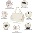 Gym Weekender Travel Duffel Bag for Women Overnight | https://www.bestnamebadges.com
