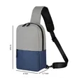 Two-Tone Crossbody Sling Backpack | https://www.bestnamebadges.com