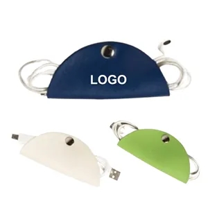 PU Leather Cord Organizer