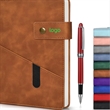 A5 Leather Hardcover  Journal Notebooks Notepad For Writing | https://www.bestnamebadges.com