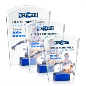 Lola VividPrint™ Award - Blue | https://www.bestnamebadges.com
