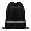 Reflective Safety Drawstring Backpack | https://www.bestnamebadges.com