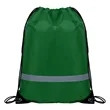 Reflective Safety Drawstring Backpack | https://www.bestnamebadges.com