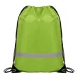 Reflective Safety Drawstring Backpack | https://www.bestnamebadges.com