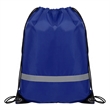 Reflective Safety Drawstring Backpack | https://www.bestnamebadges.com