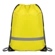 Reflective Safety Drawstring Backpack | https://www.bestnamebadges.com