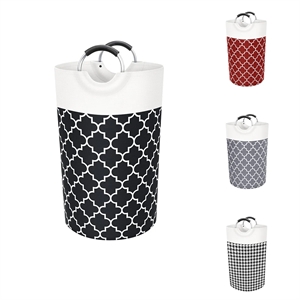 85L Laundry Basket Clothes Hamper Collapsible With Handles