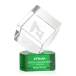 Burrill Award on Paragon Base - Green | https://www.bestnamebadges.com