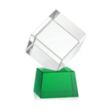 Burrill VividPrint™ Award on Robson Base - Green | https://www.bestnamebadges.com