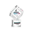Burrill VividPrint™ Award on Marvel Base - Clear | https://www.bestnamebadges.com