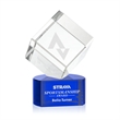 Burrill Award on Paragon Base - Blue | https://www.bestnamebadges.com