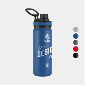 18oz Takeya® Stainless Steel Insulated Original Water Bottle | https://www.bestnamebadges.com