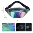 Holographic Fanny Bag | https://www.bestnamebadges.com