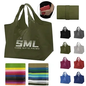 Portable Custom Folding Oxford Reusable Grocery Tote Bag