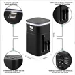 Worldwide All in One Universal Travel Wall Plug Adaptor | https://www.bestnamebadges.com