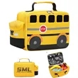Insulated Reusable Cooler Scool Bus Lunch Box for Kids | https://www.bestnamebadges.com