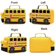 Insulated Reusable Cooler Scool Bus Lunch Box for Kids | https://www.bestnamebadges.com