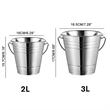 3L Stainless steel Ice Bucket | https://www.bestnamebadges.com