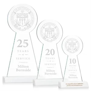 Laidlaw Tower Award - White | https://www.bestnamebadges.com