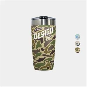 22 oz Bison® Stainless Steel Insulated Camo Tumbler | https://www.bestnamebadges.com