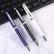 Business Rotary Capacitive Mobile Phone Round Ballpoint Pen | https://www.bestnamebadges.com