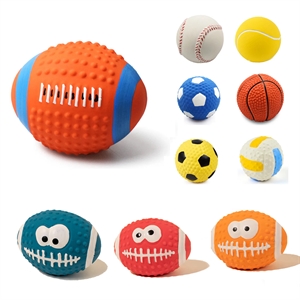 Rubber Pet Toy Squeaky Ball