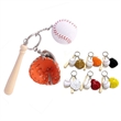 Baseball Set Pendant Keychain | https://www.bestnamebadges.com