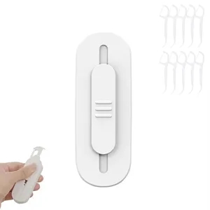 Portable Automatic Floss Dispenser with 10 Floss Picks | https://www.bestnamebadges.com