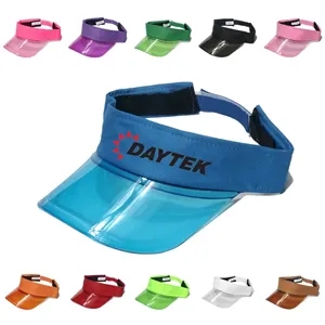 Unisex PVC Sun Visor Hats