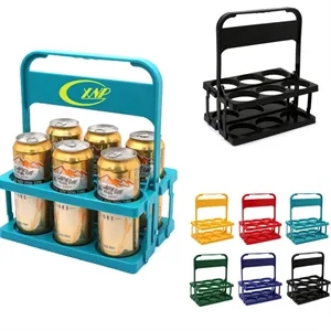 Foldable Plastic Drink Carrier with Handle