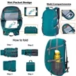 40L Foldable Hiking Travel Backpack | https://www.bestnamebadges.com