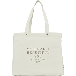 FEED Organic Cotton Rivet Tote | https://www.bestnamebadges.com