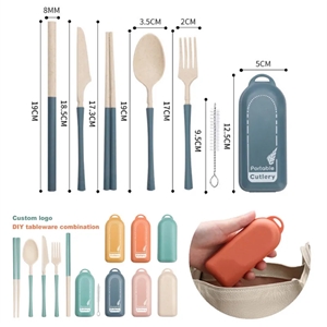 Wheat Straw Cutlery Combination Set